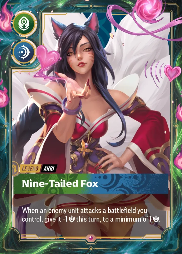 Legend Overframe case, Ahri OGN-255